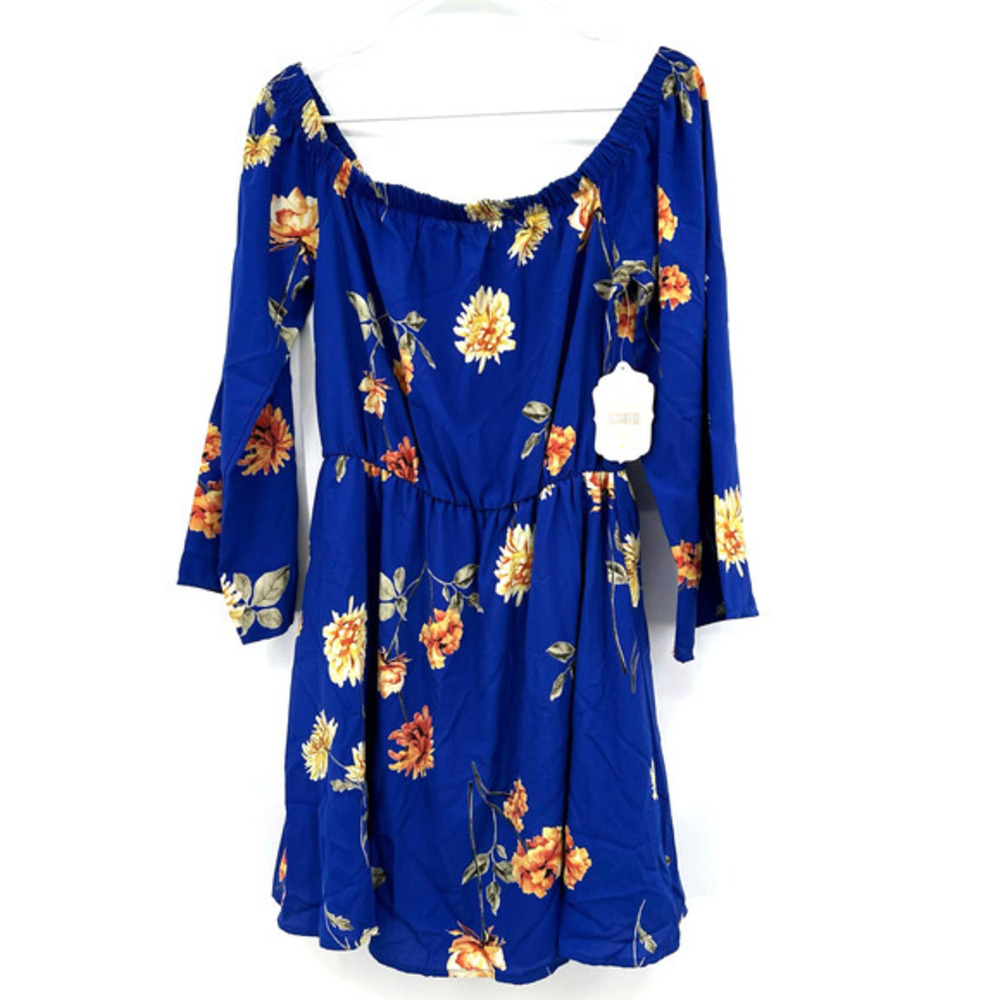 NWT‎ Altar'd State size medium blue floral dress